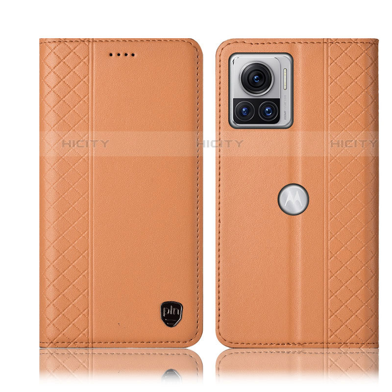 Funda de Cuero Cartera con Soporte Carcasa H07P para Motorola Moto Edge 30 Ultra 5G