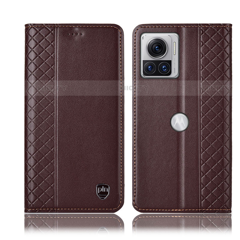 Funda de Cuero Cartera con Soporte Carcasa H07P para Motorola Moto Edge 30 Ultra 5G