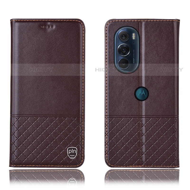 Funda de Cuero Cartera con Soporte Carcasa H07P para Motorola Moto Edge X30 5G