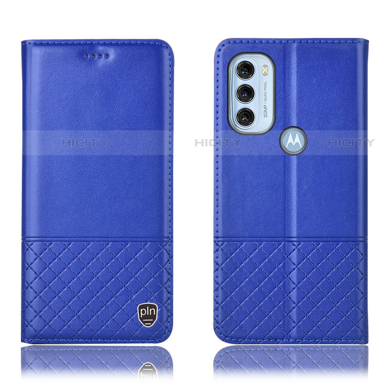 Funda de Cuero Cartera con Soporte Carcasa H07P para Motorola Moto G71 5G