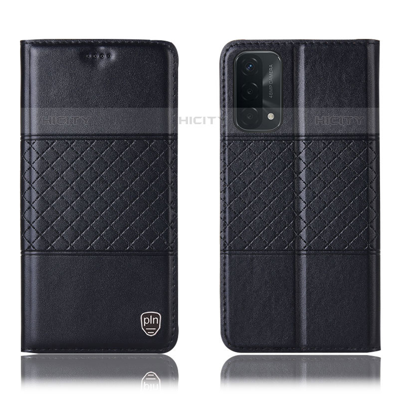 Funda de Cuero Cartera con Soporte Carcasa H07P para OnePlus Nord N200 5G