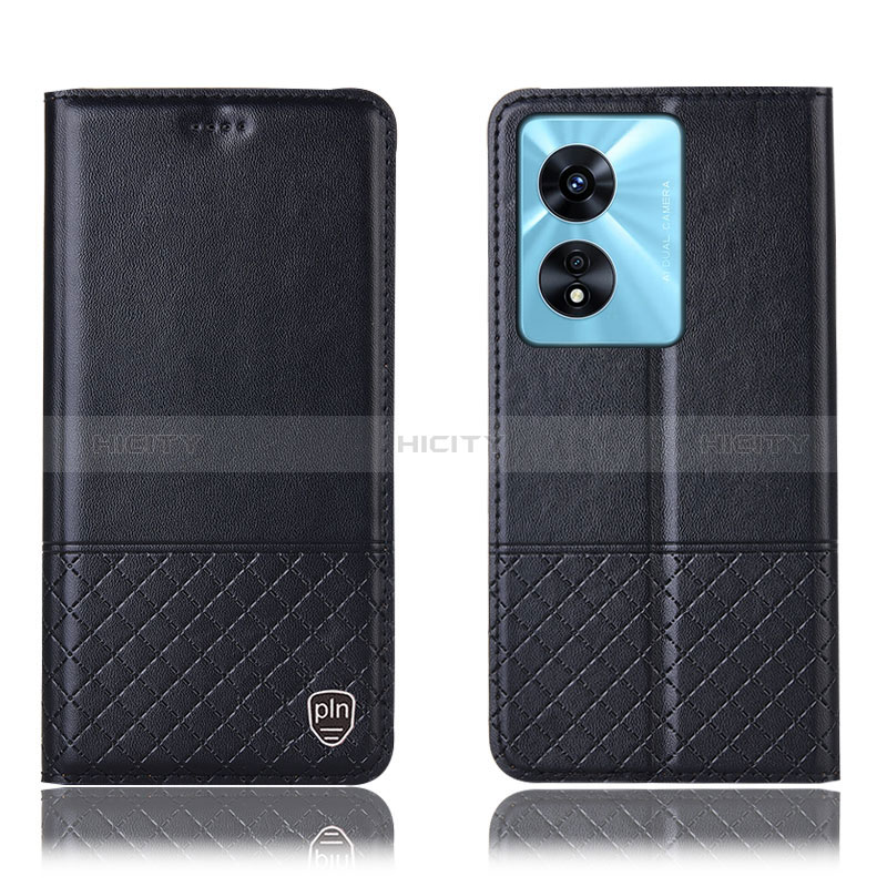 Funda de Cuero Cartera con Soporte Carcasa H07P para Oppo A1 Pro 5G