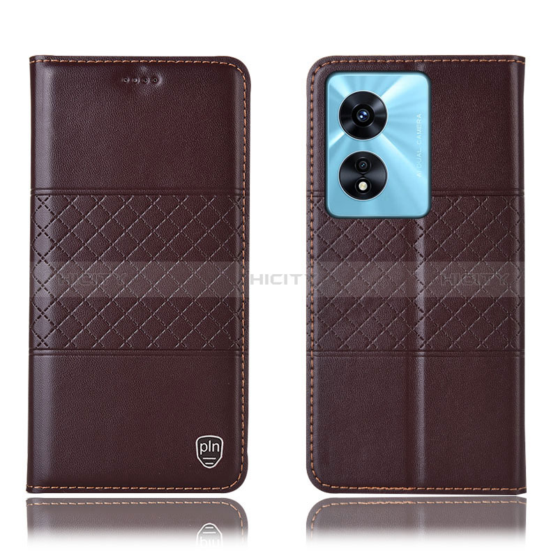 Funda de Cuero Cartera con Soporte Carcasa H07P para Oppo A18