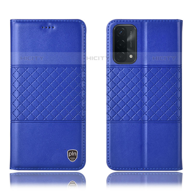 Funda de Cuero Cartera con Soporte Carcasa H07P para Oppo A93 5G