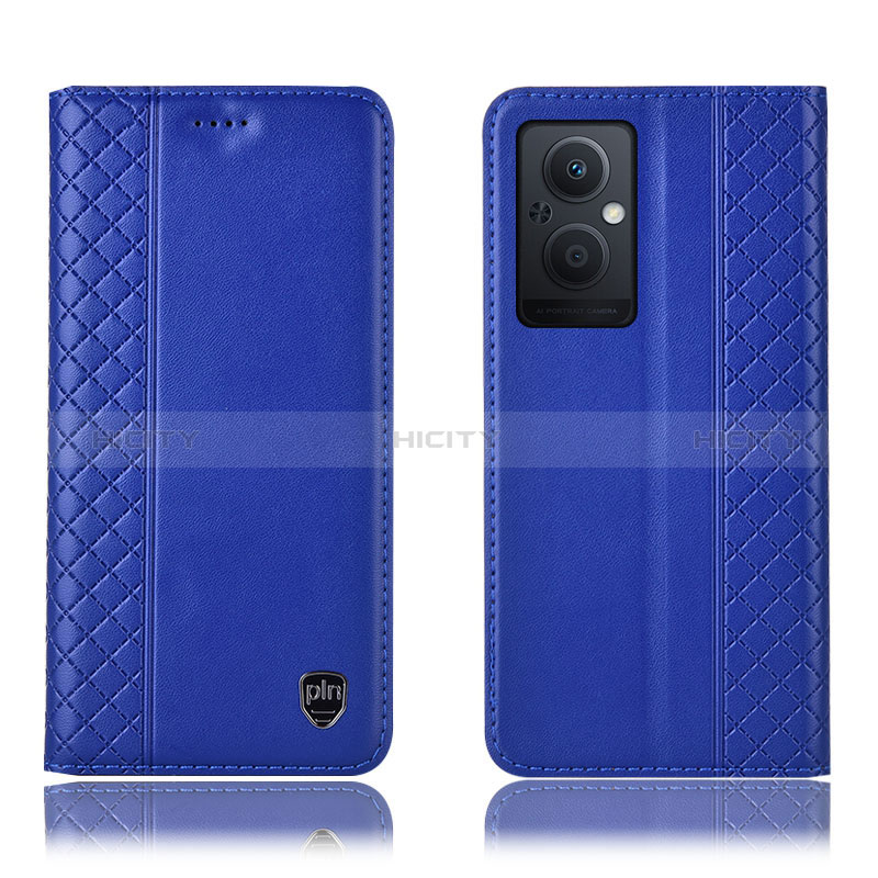 Funda de Cuero Cartera con Soporte Carcasa H07P para Oppo A96 5G