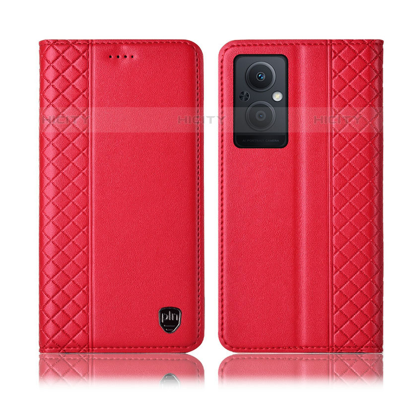 Funda de Cuero Cartera con Soporte Carcasa H07P para Oppo F21 Pro 5G