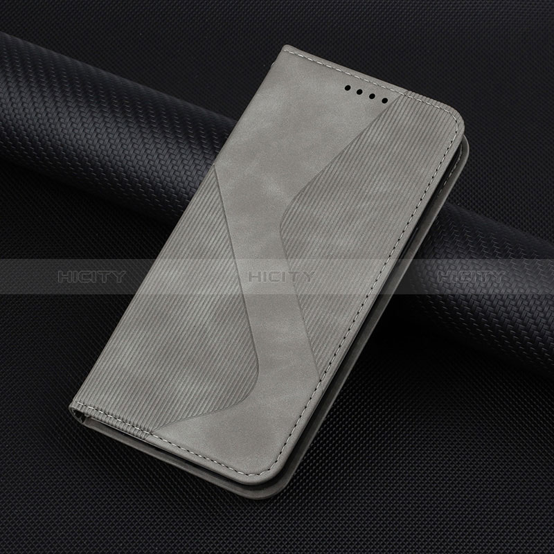 Funda de Cuero Cartera con Soporte Carcasa H07X para Google Pixel 6 5G Gris