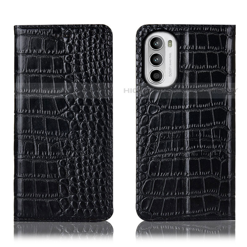 Funda de Cuero Cartera con Soporte Carcasa H08P para Motorola Moto Edge (2022) 5G