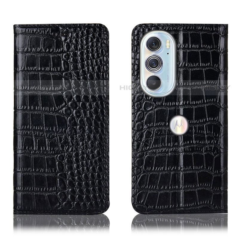 Funda de Cuero Cartera con Soporte Carcasa H08P para Motorola Moto Edge X30 5G