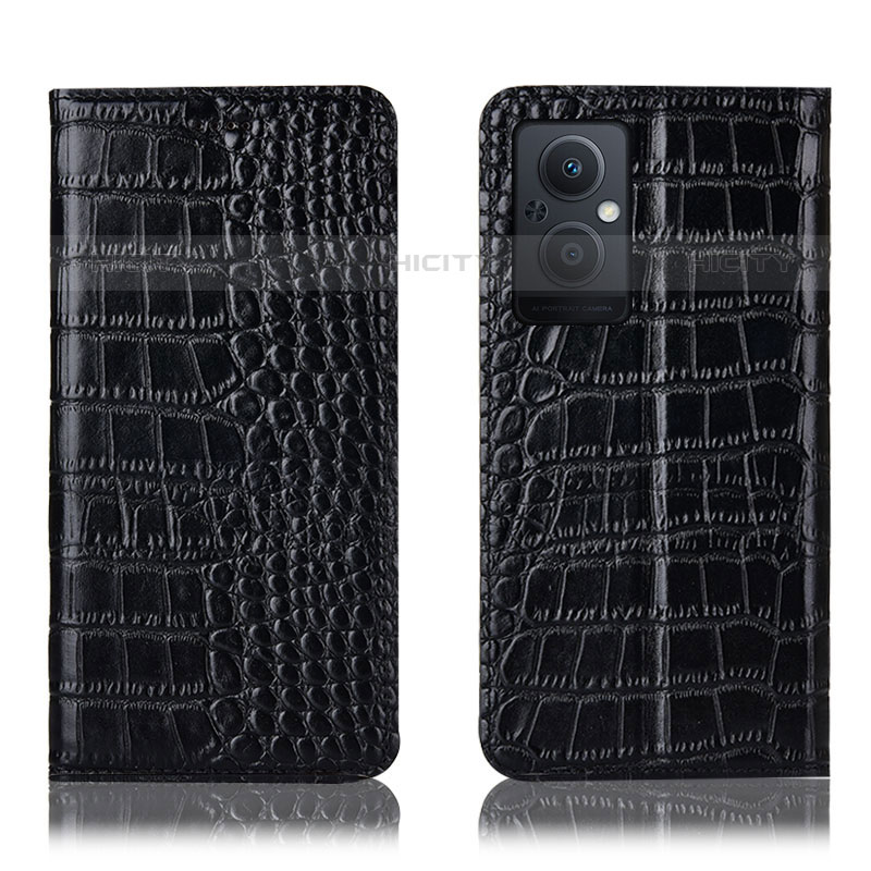 Funda de Cuero Cartera con Soporte Carcasa H08P para Oppo F21 Pro 5G