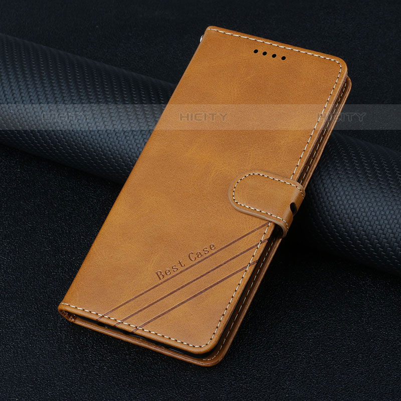 Funda de Cuero Cartera con Soporte Carcasa H08X para Google Pixel 6a 5G Marron Claro