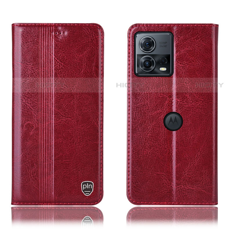 Funda de Cuero Cartera con Soporte Carcasa H09P para Motorola Moto Edge S30 Pro 5G