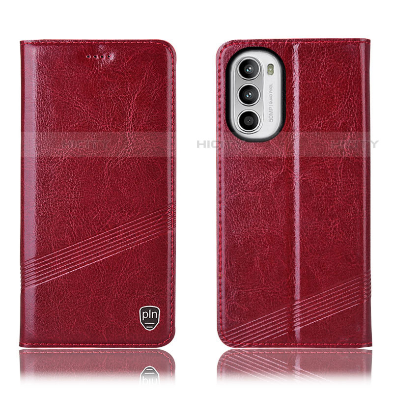 Funda de Cuero Cartera con Soporte Carcasa H09P para Motorola Moto G82 5G