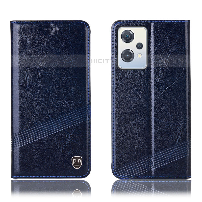 Funda de Cuero Cartera con Soporte Carcasa H09P para Oppo K10X 5G Azul