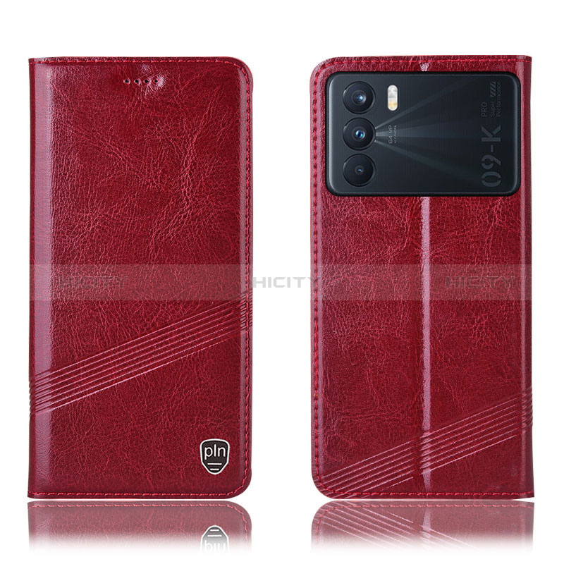 Funda de Cuero Cartera con Soporte Carcasa H09P para Oppo K9 Pro 5G