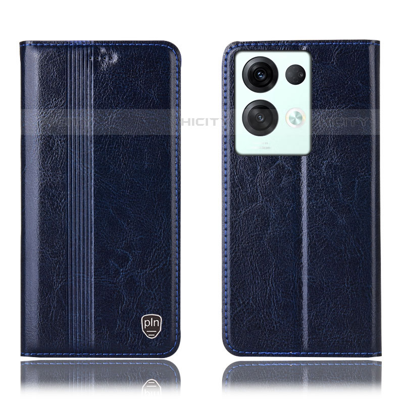 Funda de Cuero Cartera con Soporte Carcasa H09P para Oppo Reno8 Pro 5G