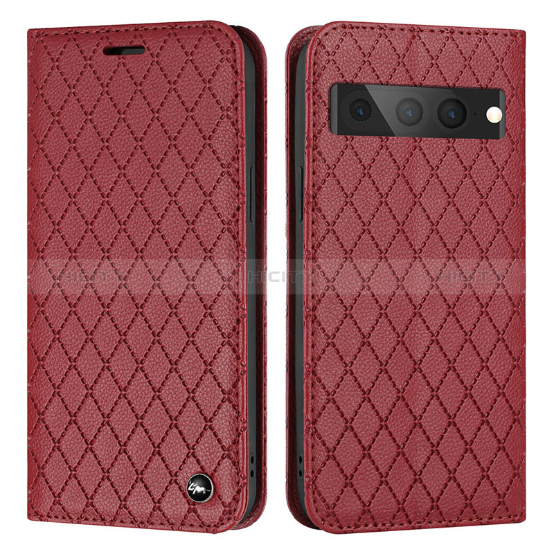 Funda de Cuero Cartera con Soporte Carcasa H09X para Google Pixel 7 Pro 5G