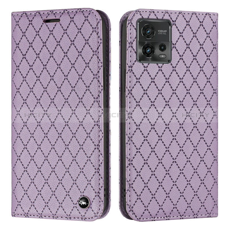 Funda de Cuero Cartera con Soporte Carcasa H09X para Motorola Moto G72