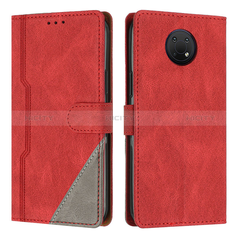 Funda de Cuero Cartera con Soporte Carcasa H09X para Nokia G20 Rojo