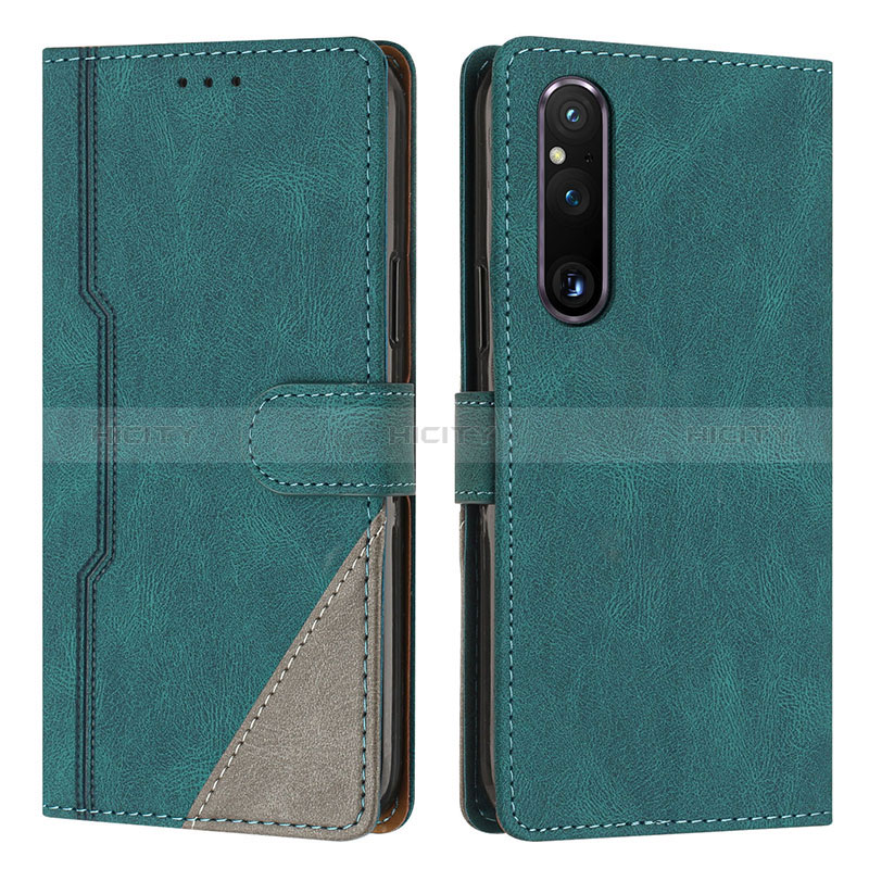 Funda de Cuero Cartera con Soporte Carcasa H09X para Sony Xperia 1 V