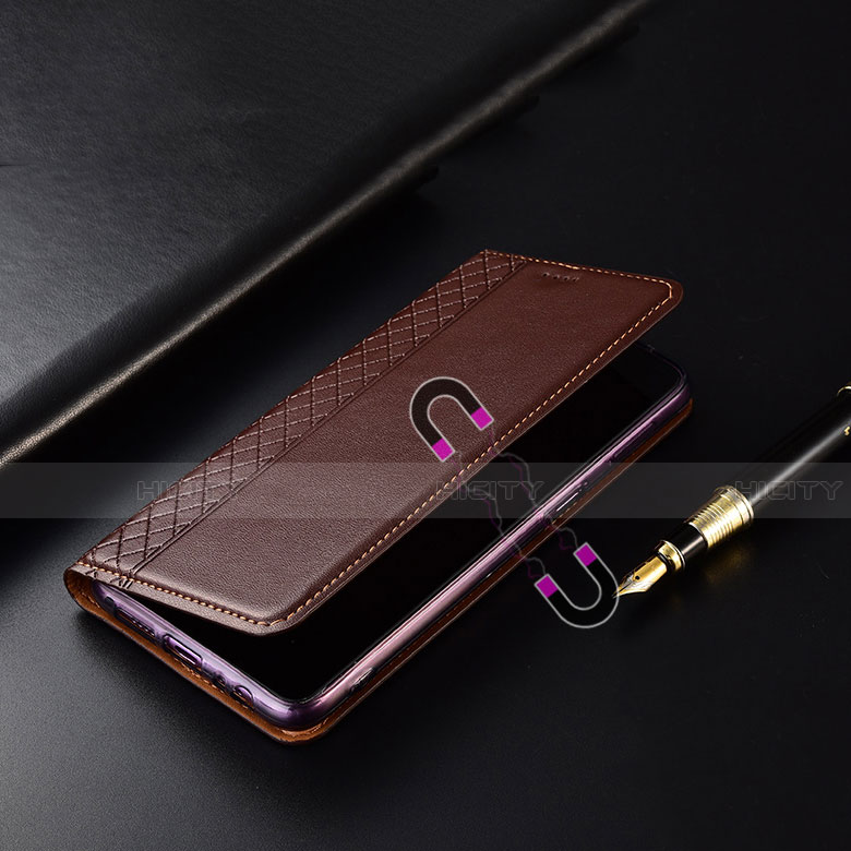 Funda de Cuero Cartera con Soporte Carcasa H10 para Apple iPhone 13