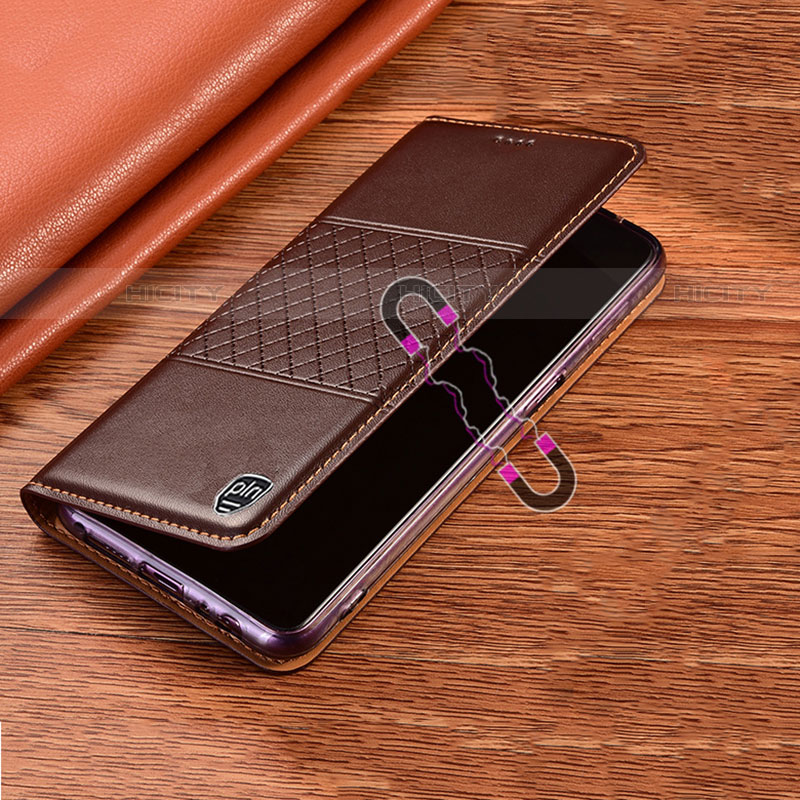 Funda de Cuero Cartera con Soporte Carcasa H10P para Motorola Moto Edge (2022) 5G