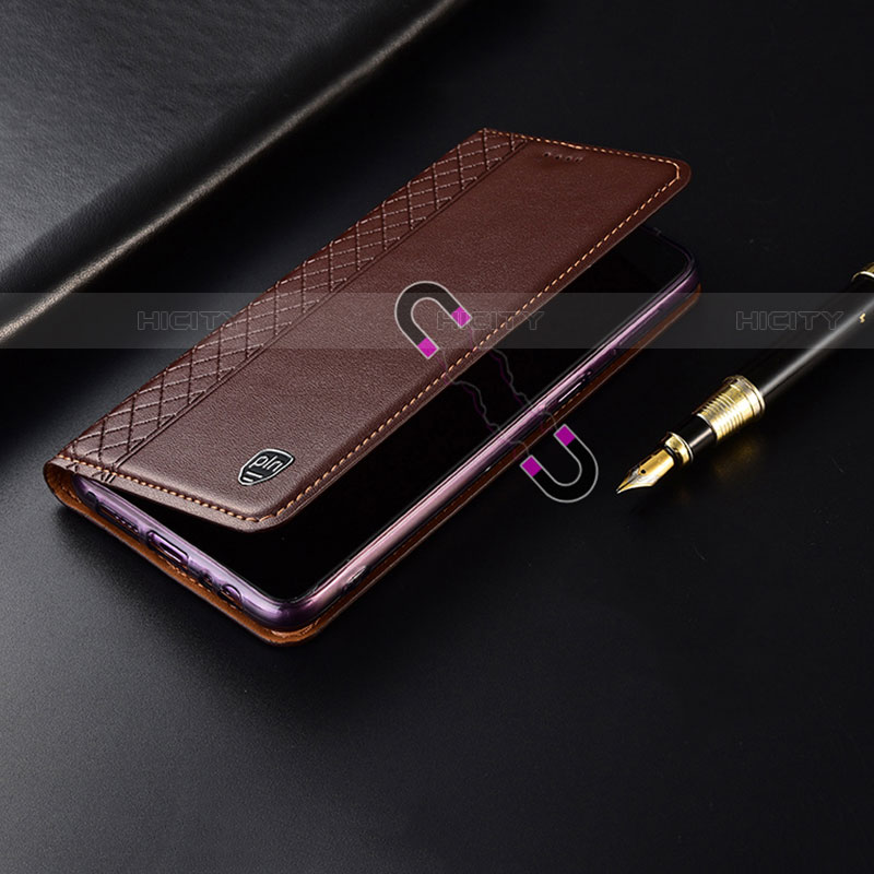 Funda de Cuero Cartera con Soporte Carcasa H10P para Motorola Moto G51 5G