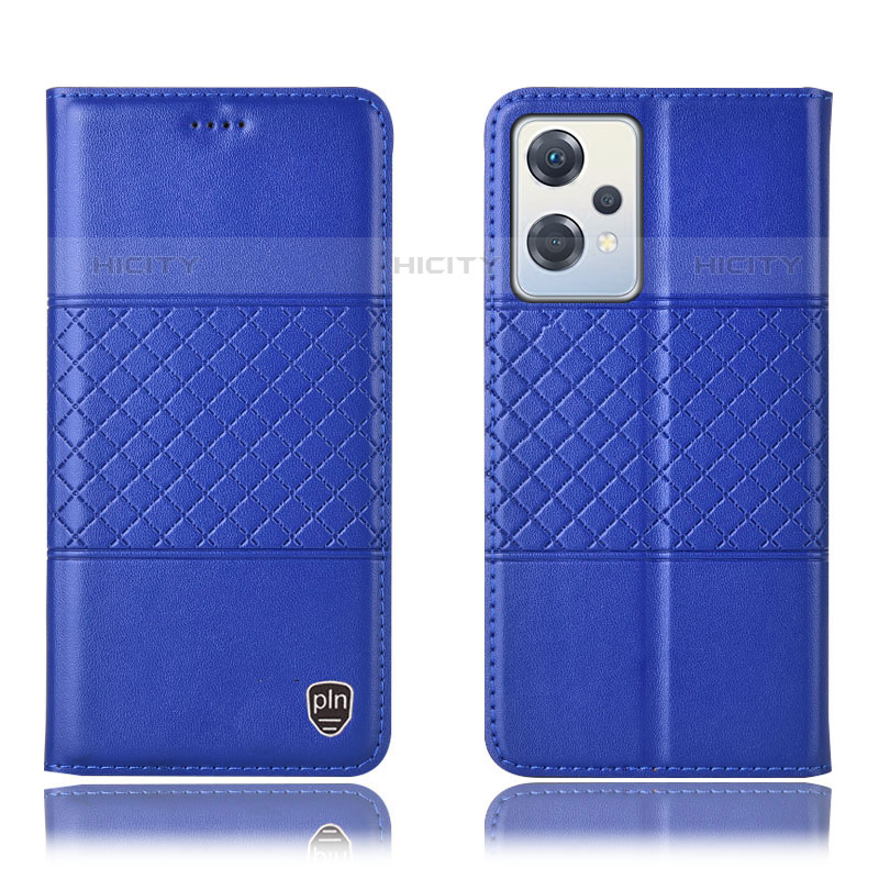 Funda de Cuero Cartera con Soporte Carcasa H10P para OnePlus Nord CE 2 Lite 5G Azul