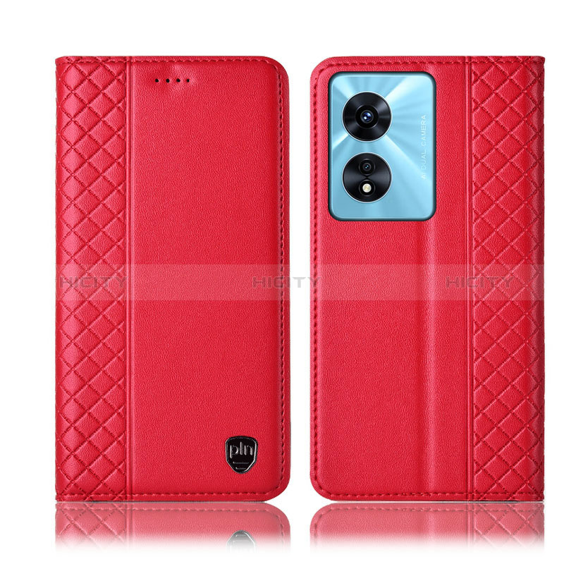 Funda de Cuero Cartera con Soporte Carcasa H10P para Oppo A1 Pro 5G