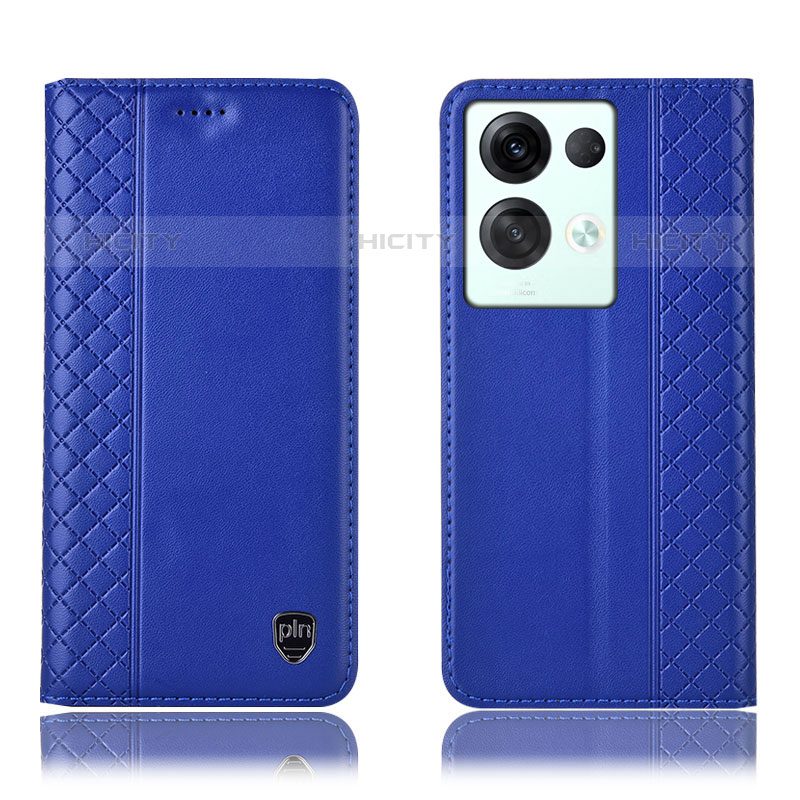 Funda de Cuero Cartera con Soporte Carcasa H10P para Oppo Reno8 Pro 5G