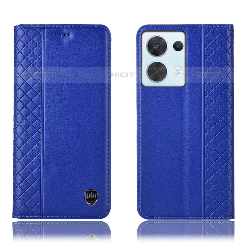 Funda de Cuero Cartera con Soporte Carcasa H10P para Oppo Reno9 Pro 5G