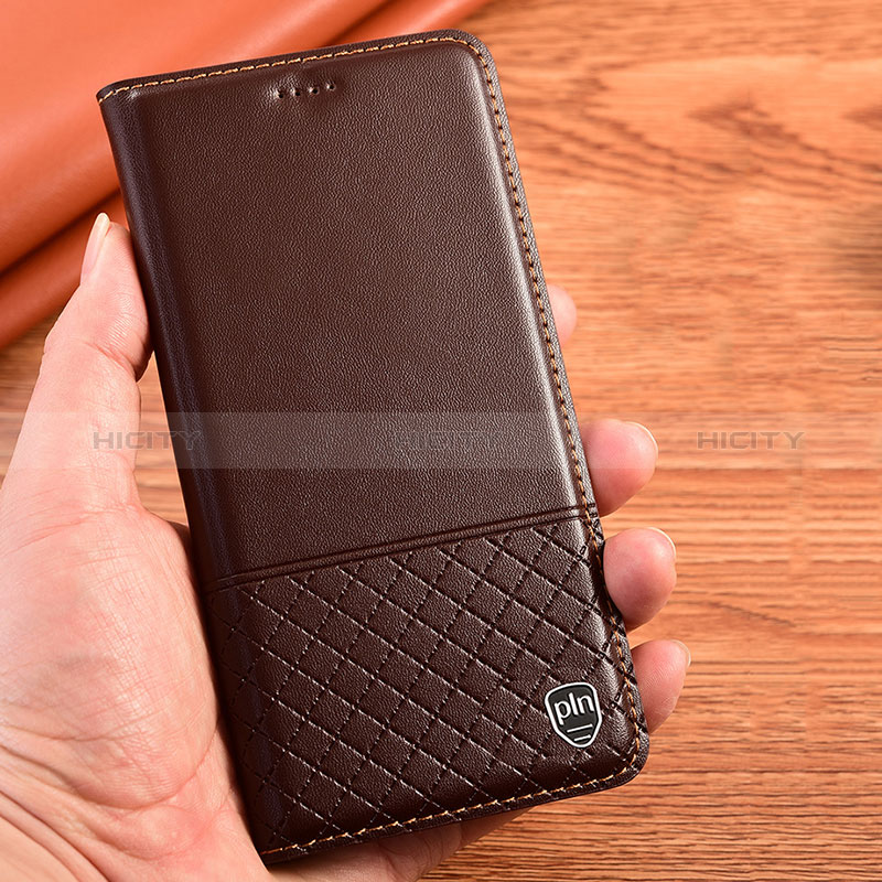 Funda de Cuero Cartera con Soporte Carcasa H10P para Samsung Galaxy M21