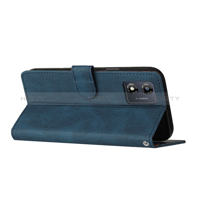 Funda de Cuero Cartera con Soporte Carcasa H10X para Motorola Moto E13