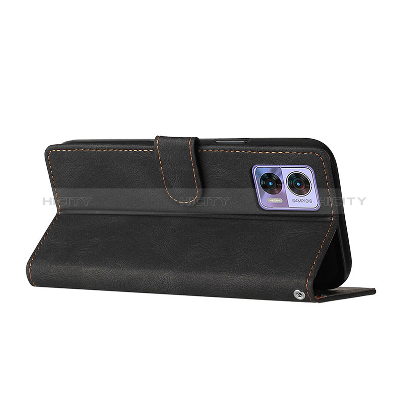 Funda de Cuero Cartera con Soporte Carcasa H10X para Motorola Moto Edge 30 Lite 5G