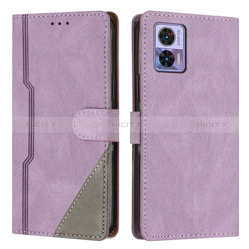 Funda de Cuero Cartera con Soporte Carcasa H10X para Motorola Moto Edge 30 Neo 5G