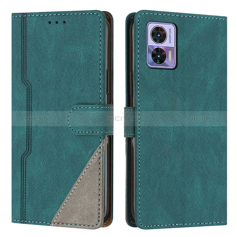 Funda de Cuero Cartera con Soporte Carcasa H10X para Motorola Moto Edge 30 Neo 5G