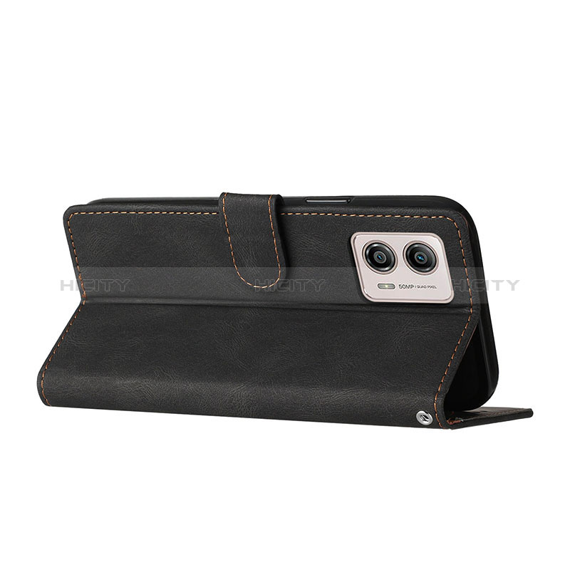 Funda de Cuero Cartera con Soporte Carcasa H10X para Motorola Moto G53j 5G