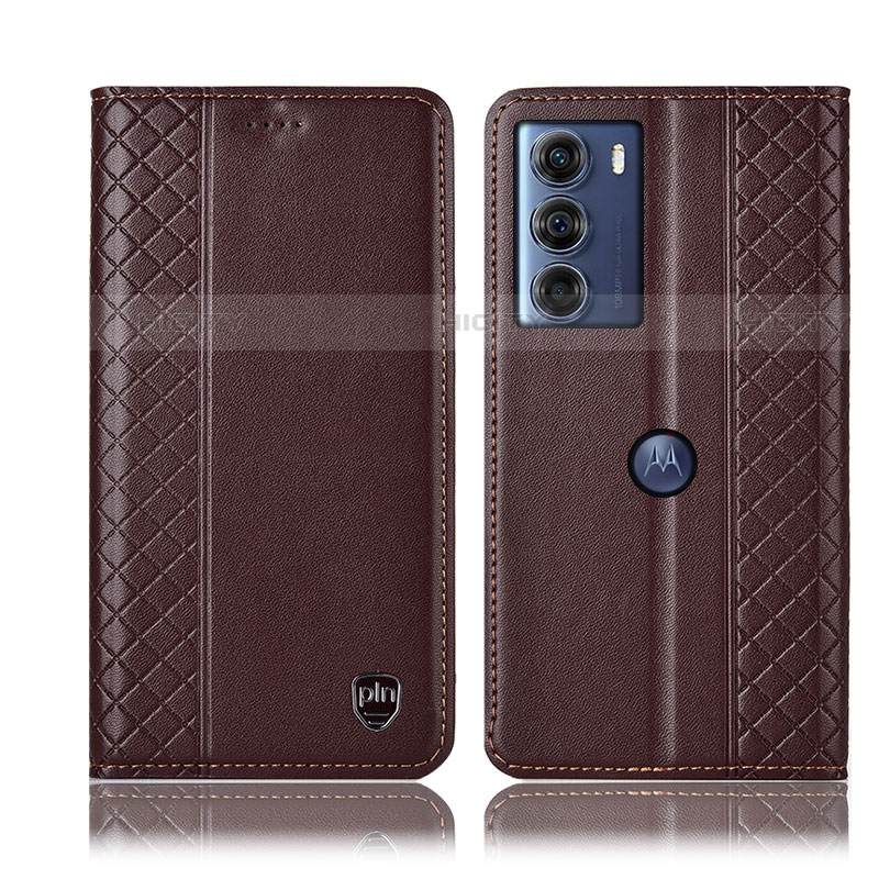 Funda de Cuero Cartera con Soporte Carcasa H11P para Motorola Moto Edge S30 5G