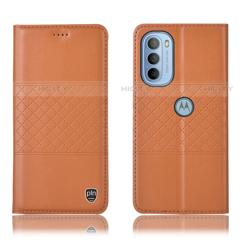 Funda de Cuero Cartera con Soporte Carcasa H11P para Motorola Moto G31