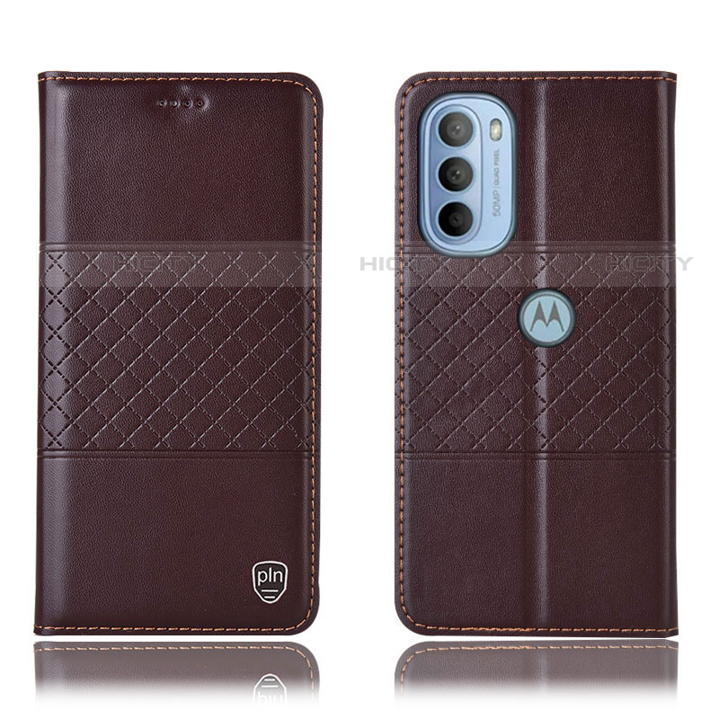 Funda de Cuero Cartera con Soporte Carcasa H11P para Motorola Moto G41