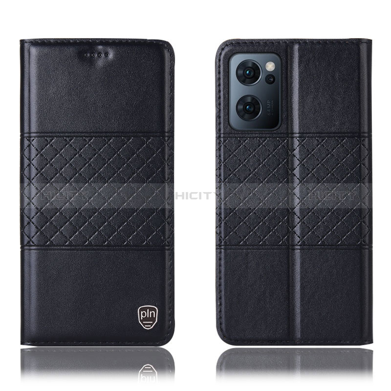 Funda de Cuero Cartera con Soporte Carcasa H11P para OnePlus Nord CE 2 5G Negro