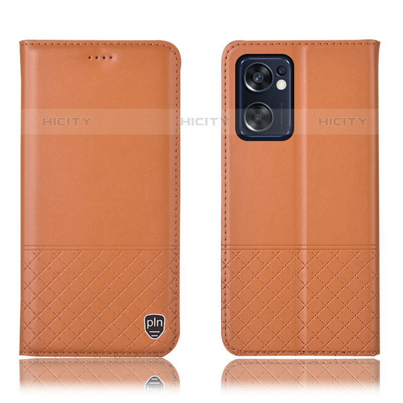 Funda de Cuero Cartera con Soporte Carcasa H11P para Oppo Reno7 SE 5G