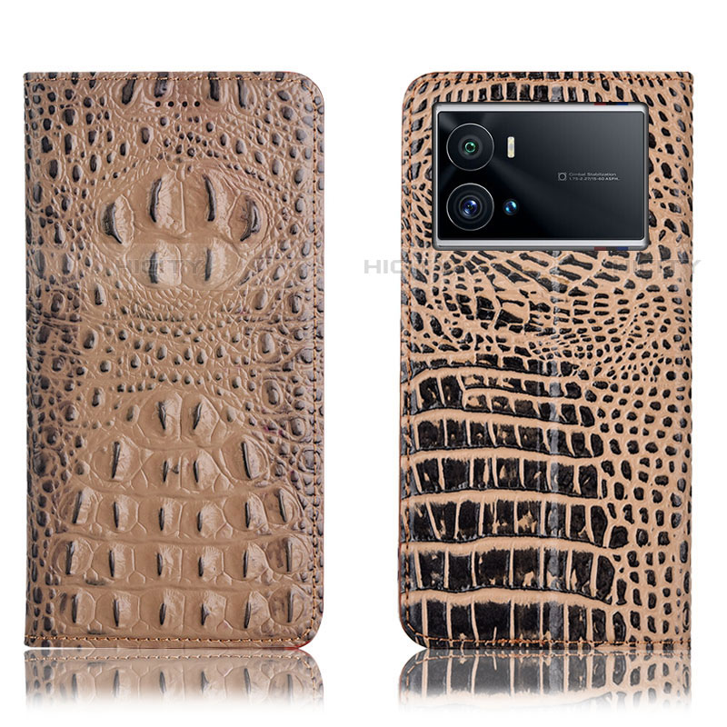 Funda de Cuero Cartera con Soporte Carcasa H11P para Vivo iQOO 9 Pro 5G