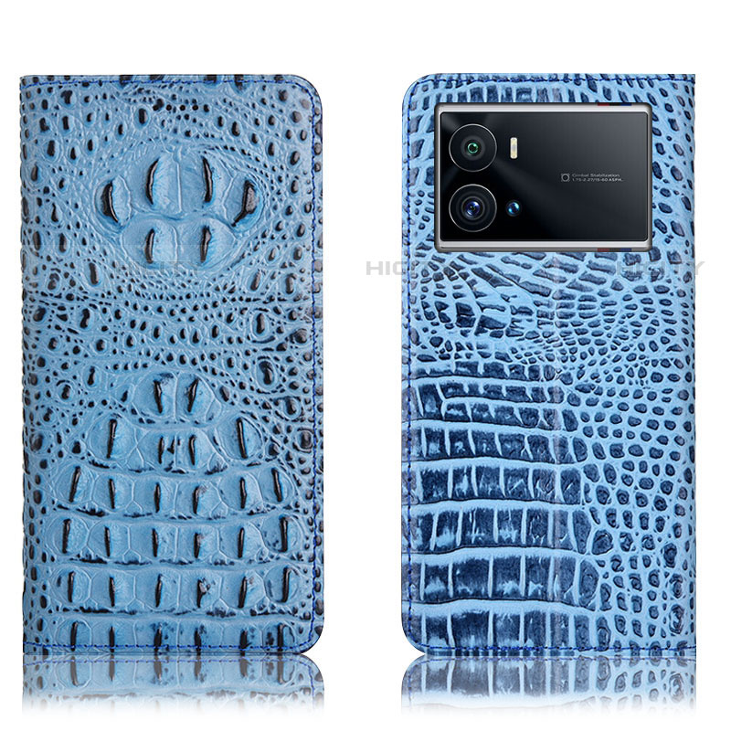 Funda de Cuero Cartera con Soporte Carcasa H11P para Vivo iQOO 9 Pro 5G