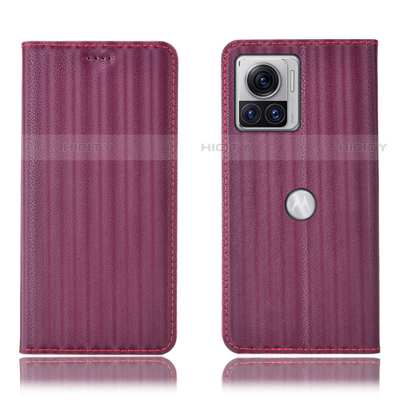 Funda de Cuero Cartera con Soporte Carcasa H15P para Motorola Moto Edge 30 Ultra 5G