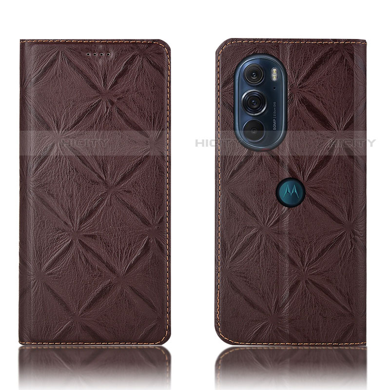 Funda de Cuero Cartera con Soporte Carcasa H15P para Motorola Moto Edge Plus (2022) 5G