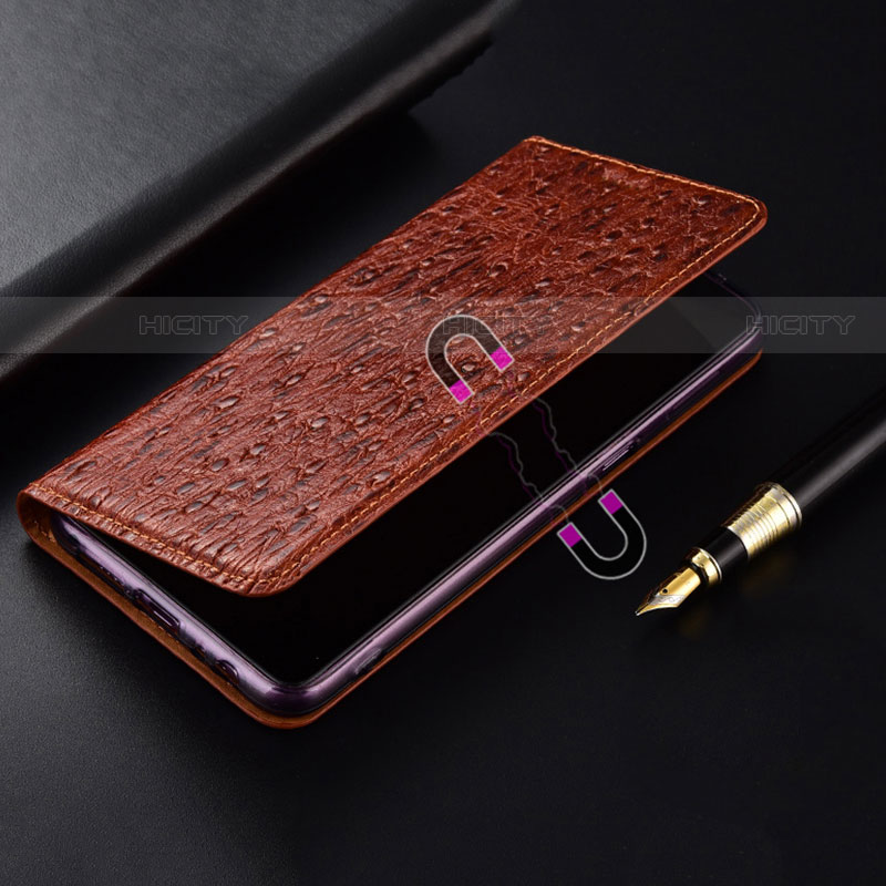 Funda de Cuero Cartera con Soporte Carcasa H15P para Motorola Moto G71 5G