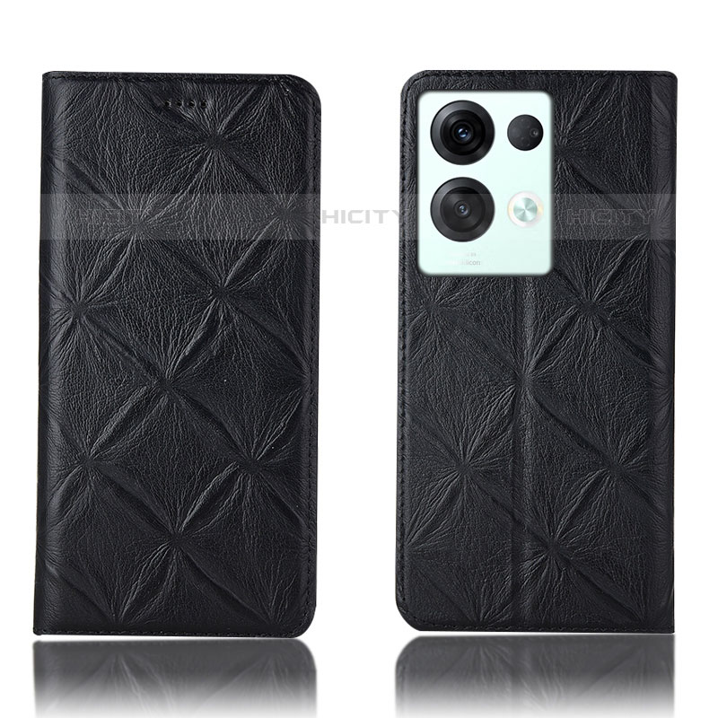 Funda de Cuero Cartera con Soporte Carcasa H15P para Oppo Reno8 Pro 5G