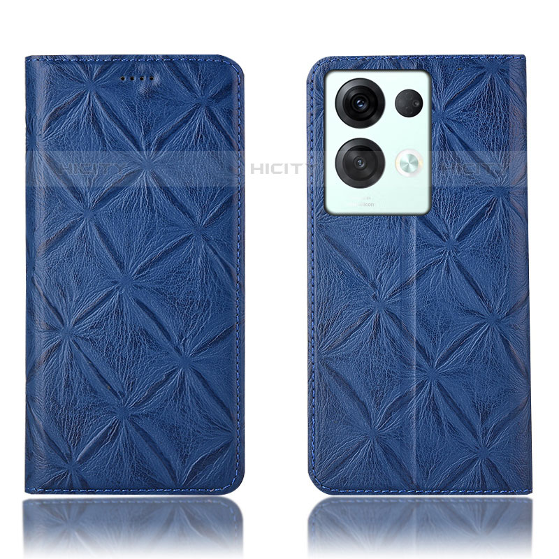 Funda de Cuero Cartera con Soporte Carcasa H15P para Oppo Reno8 Pro 5G