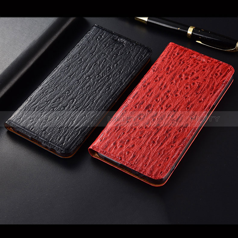 Funda de Cuero Cartera con Soporte Carcasa H15P para Samsung Galaxy A02s